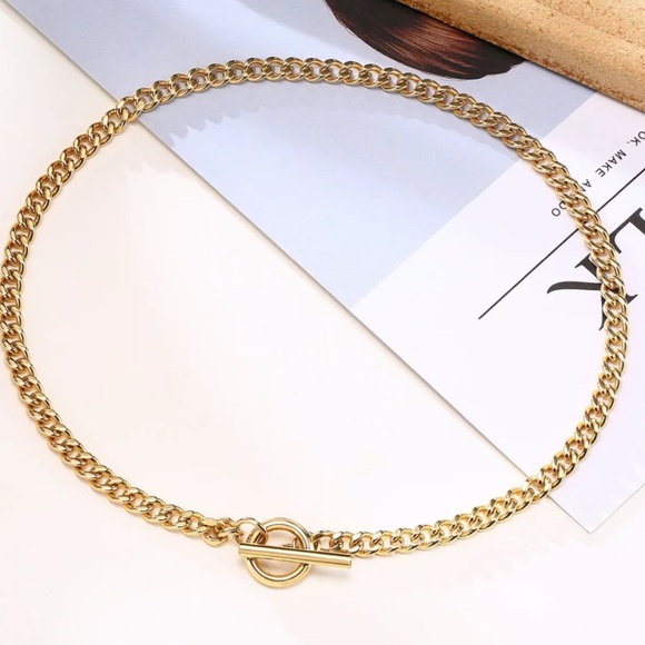 GP Curb Link Chain Necklace - Picture 3 of 4